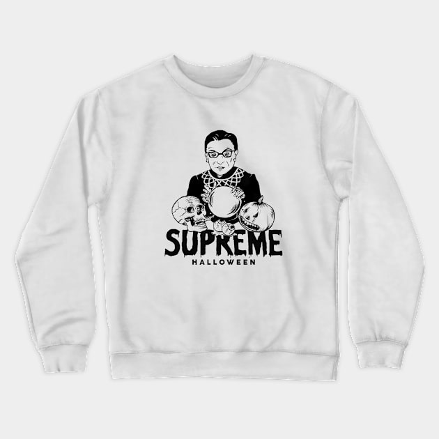 Supreme Halloween Crewneck Sweatshirt by brightpaperwerewolves